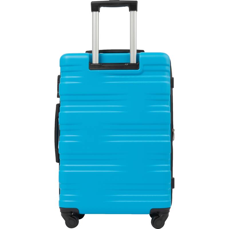 Antique Navy Blue Single Luggage Carry on Luggage ABS 24" with Hardside